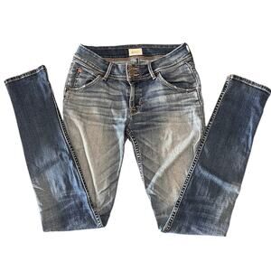 Hudson Women’s Collin Midrise Supermodel Skinny Jeans Light Wash Size 25